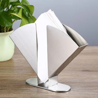 Vertical Napkin Dispenser, Paper Napkin Holder, Paper Napkin Holder, Stainless  Steel, For Kitchen Counters, Dining Table, Party Decoration (12x9x3.2cm