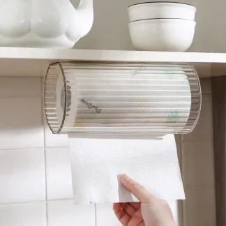 Transparent Wall-Mounted Tissue Box